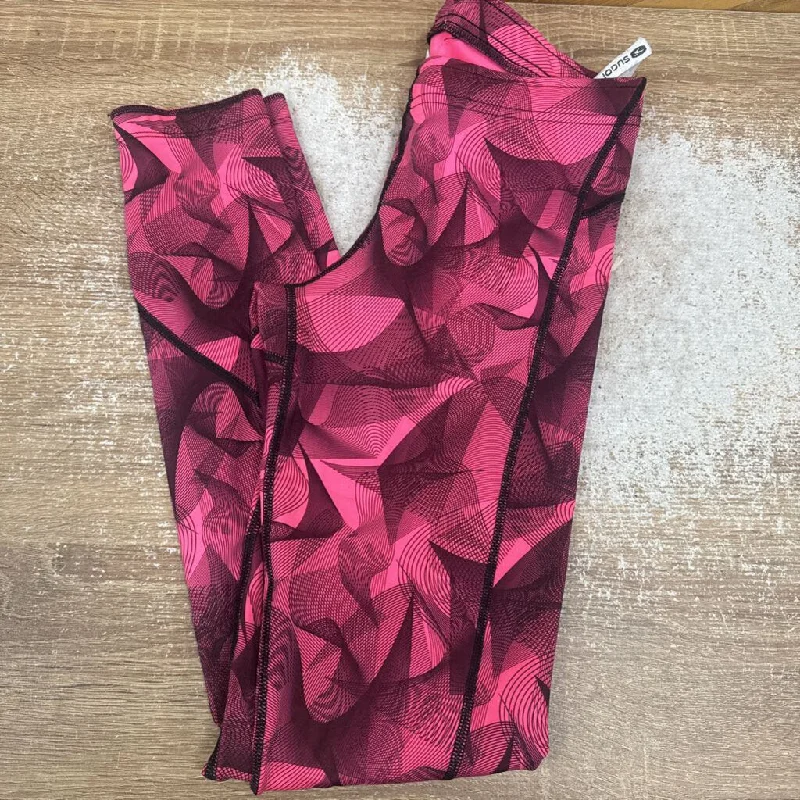 Sugoi - Women's Thermal Running Leggings - MSRP $140: Pink/Black-women-MD Elegant Metallic Leggings