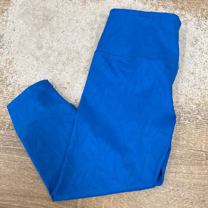 Zyia Active - women's leggings - MRSP $64: Blue -women-2 Comfortable Fleece-Lined Leggings