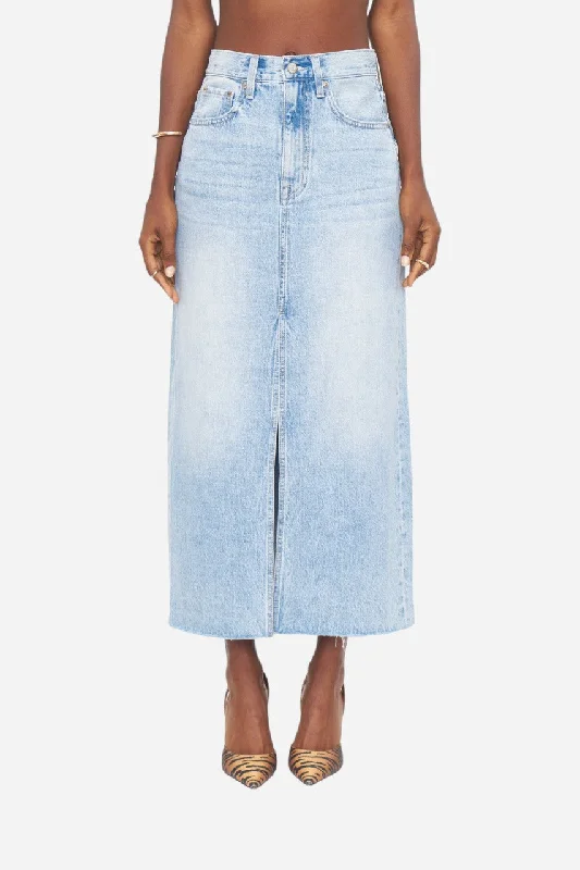 Pistola Alice Midi Skirt in Brooklyn denim skirt trendy