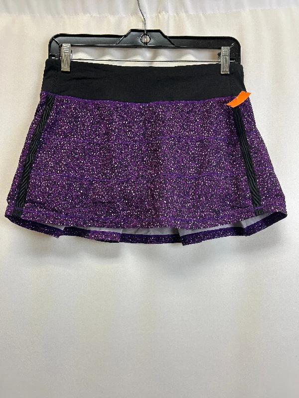 Athletic Skirt Skort By Lululemon  Size: 6 denim skirt classic