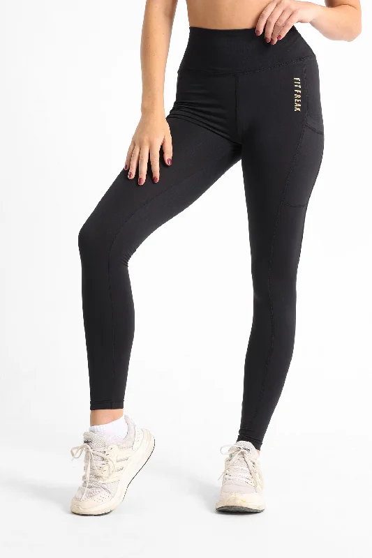 Basic Pocket Leggings (33476) - Fit Freak Stylish Lightweight Leggings