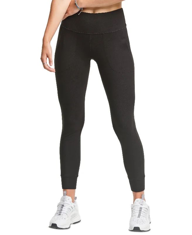 Champion Womens Authentic Jogger Full Length Leggings Trendy Color Block Leggings