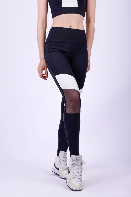 Classic Color Block Leggings (24915) - Fit Freak Trendy Polka Dot Leggings