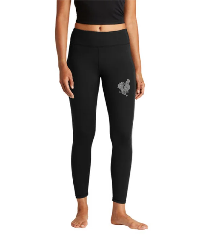 Cock n load Embroidered Women's 7/8 Legging or Similar Trendy Sporty Compression Leggings Cock n load Embroidered Women's 7/8 Legging or Similar Trendy Sporty Compression Leggings