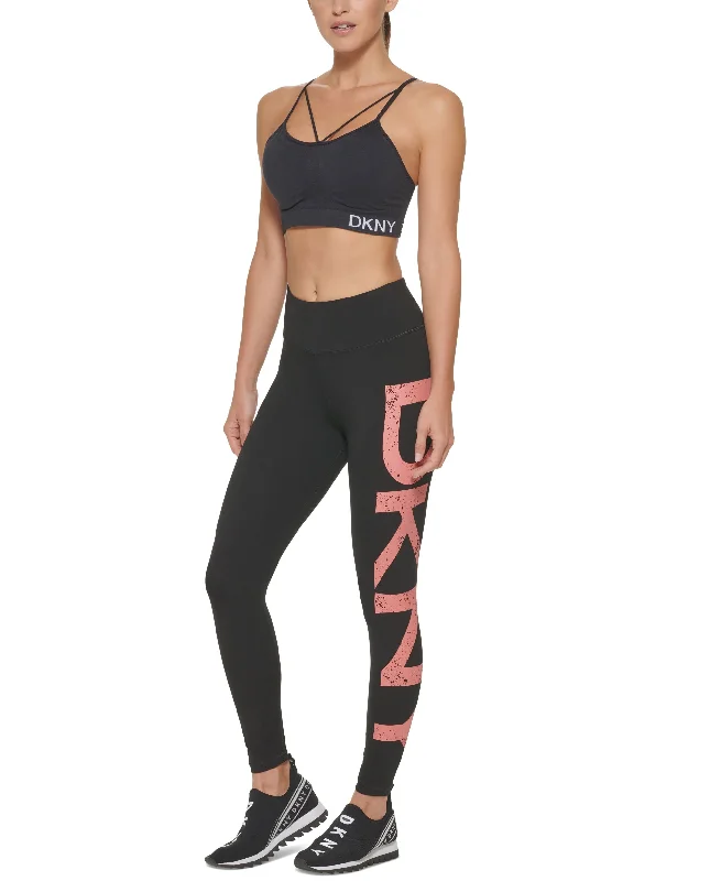 DKNY Sport Logo Print 7/8 Leggings Elegant Full-Body Leggings