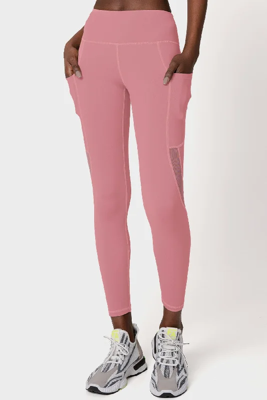 BF SALE! Dusty Pink Cassi Workout Yoga Leggings with Mesh & Pockets - Women Comfortable Tummy Shaping Leggings BF SALE! Dusty Pink Cassi Workout Yoga Leggings with Mesh & Pockets - Women Comfortable Tummy Shaping Leggings