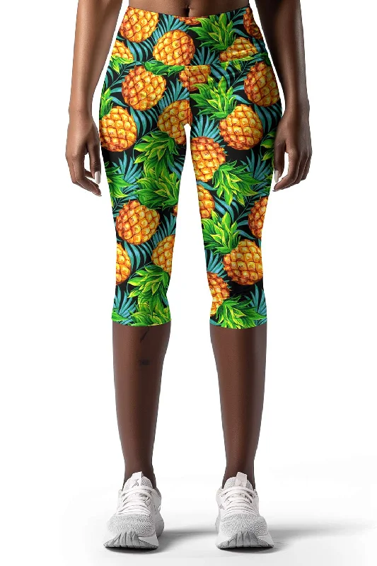 Endless Summer Ellie Green Performance Yoga Capri Leggings - Women Comfortable Classic Yoga Leggings Endless Summer Ellie Green Performance Yoga Capri Leggings - Women Comfortable Classic Yoga Leggings