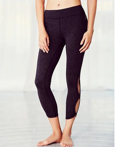 Free People Movement Sport Legging "Intiniti" Charcoal Cozy Textured Workout Leggings