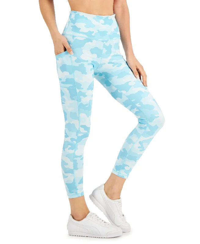 ID Ideology Petite Camo 7/8 Leggings Fashionable Minimal Active Leggings