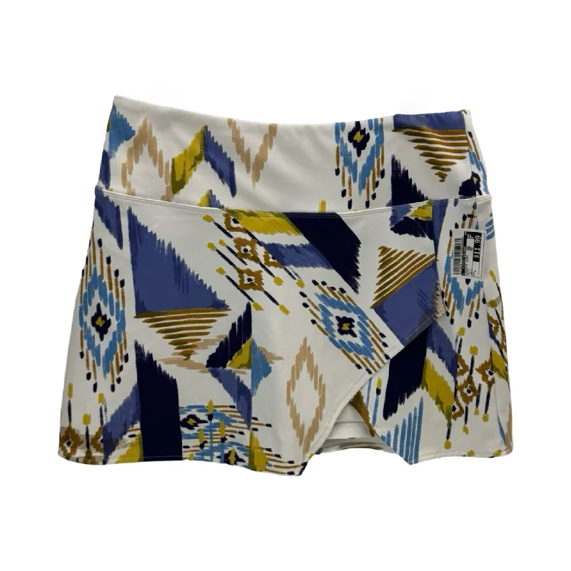 Multi-colored Athletic Skirt Savvi, Size L silk skirt sleek