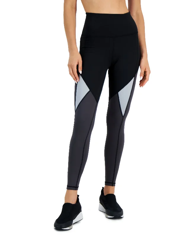 Petite Colorblocked 7/8 Leggings Stylish Ultra Stretch Leggings