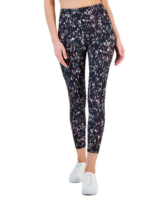 Petite Soft Sprint Side-Pocket 7/8 Leggings Fashionable Sports Leggings