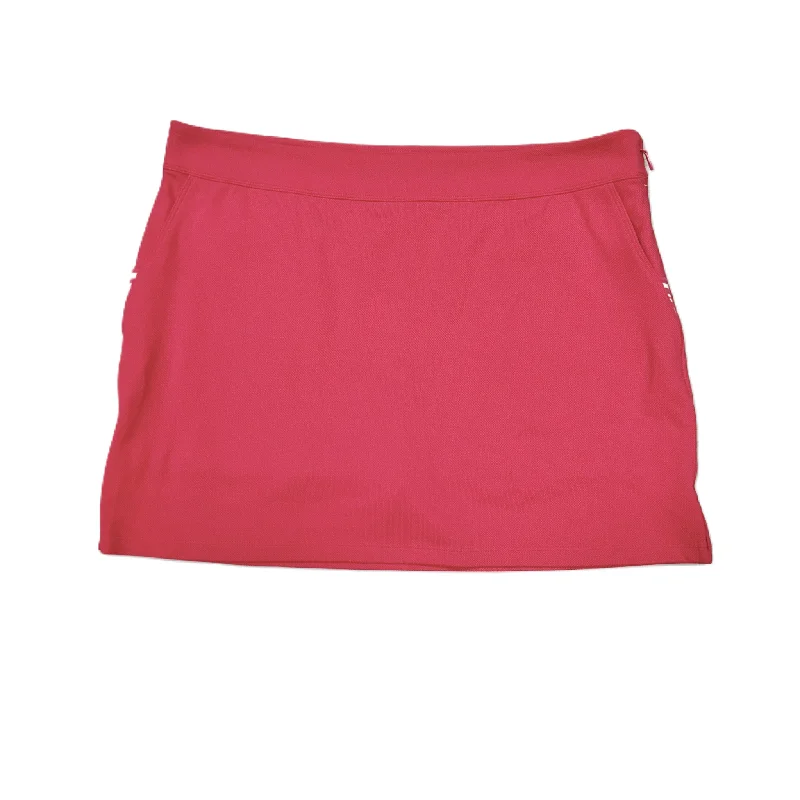 Pink Athletic Skirt By Vineyard Vines, Size: Xl velvet skirt glossy