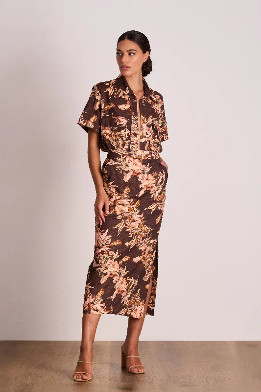 Wahine Midi Skirt - PRE ORDER slim fit skirt