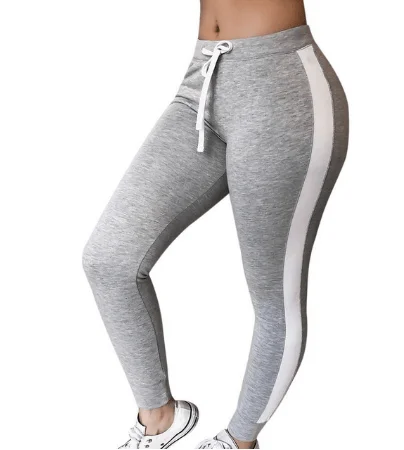 Women Yoga Fitness Slim Leggings Trendy Colorblock Print Leggings