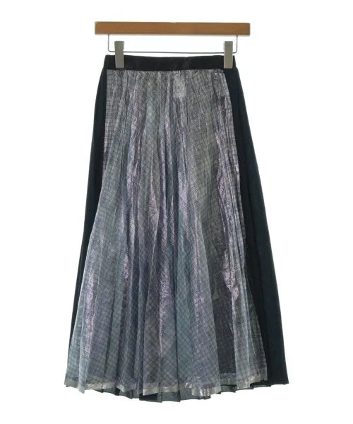 PONTI Long/Maxi length skirts denim skirt classic