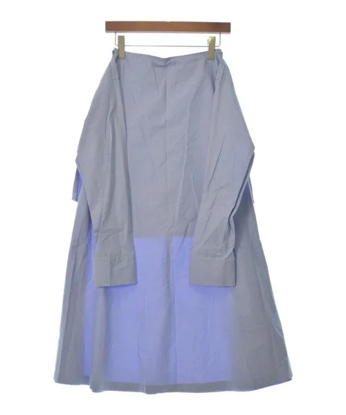 UNDECORATED Long/Maxi length skirts linen skirt light