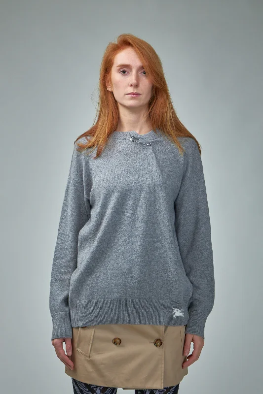 Cashmere Sweater Print Jacquard Patchwork