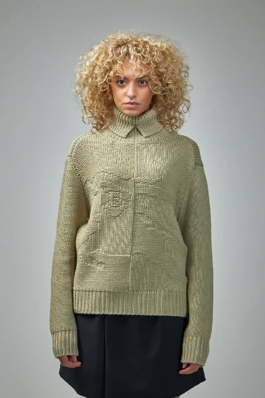 EKD Cashmere Sweater Cable Knit Ribbed Knit Lace Knit