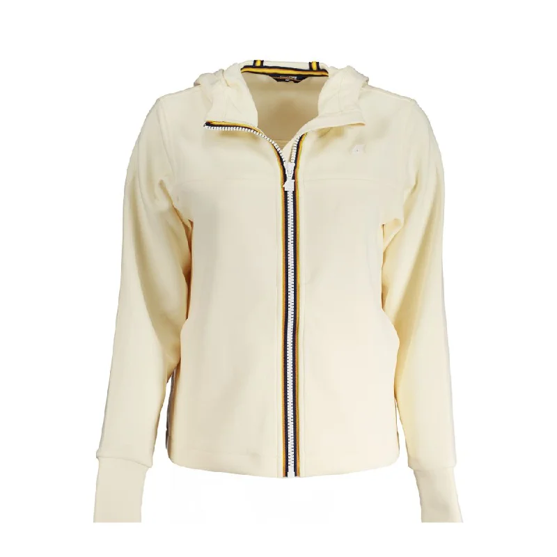 Beige Polyester Sweater Oversized Loose Flowy