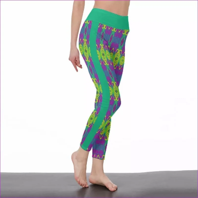 Club Lights Womens Casual Leggings Comfortable Printed Workout Leggings