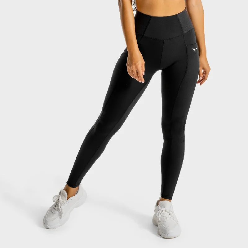 Core Leggings - Onyx Comfortable Stretch Leggings