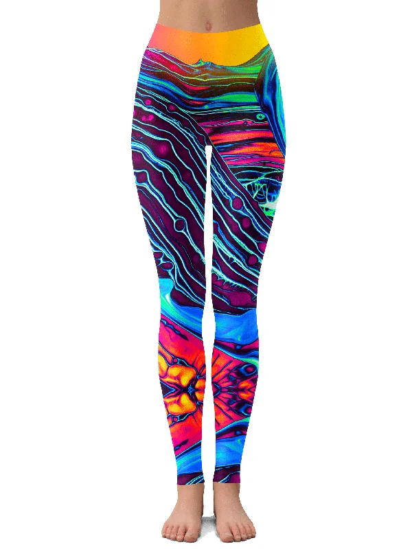 Dose of Sunset Leggings Elegant Animal Print Leggings