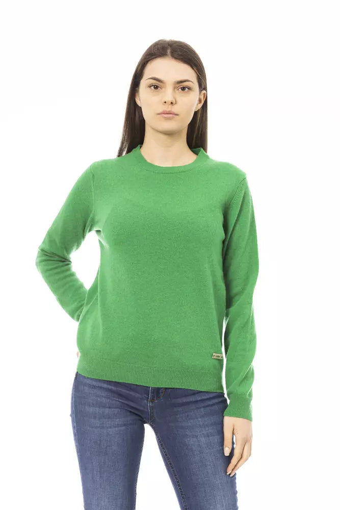 Green Wool Women Sweater Mesh Fabric Canvas Fabric Denim Fabric