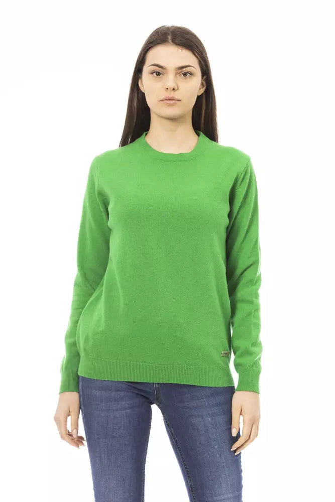 Green Wool Women Sweater Wool Sweater Cotton Sweater Cashmere Sweater