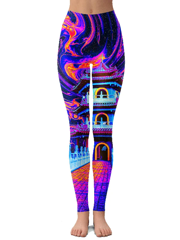 Enlightened Path Leggings Elegant Embellished Leggings