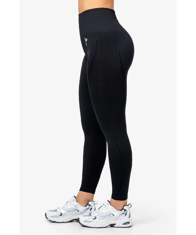 Famme Vortex V3 Seamless Leggings Black Stylish Pockets Active Leggings