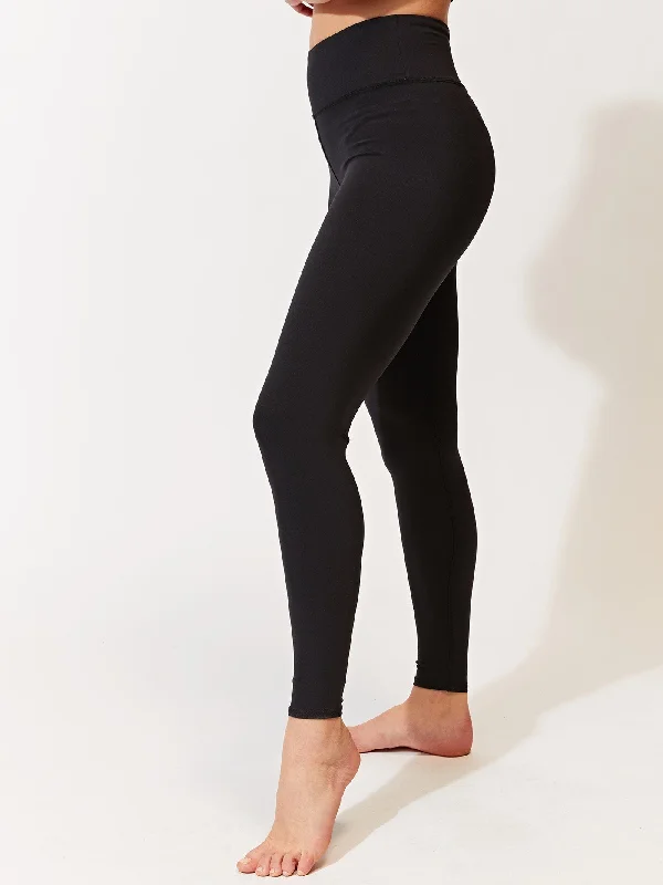 Monica High Rise Full Length Legging 26" Comfortable Ribbed Sports Leggings