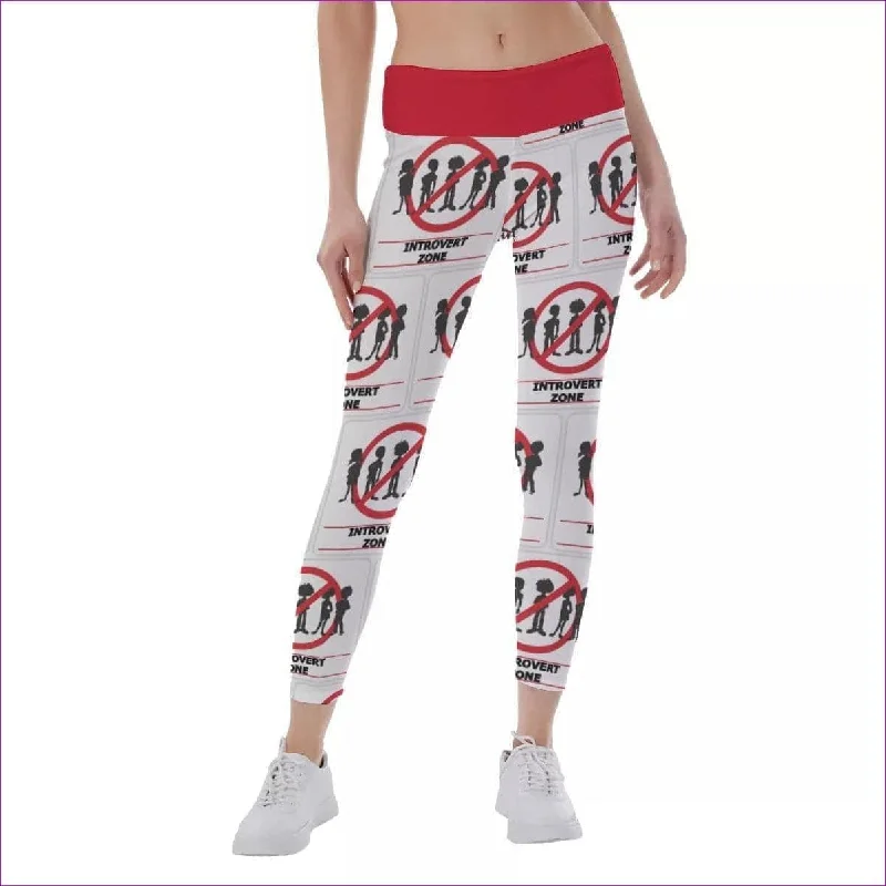 Introvert Zone Womens Yoga Leggings Stylish Camo Print Leggings