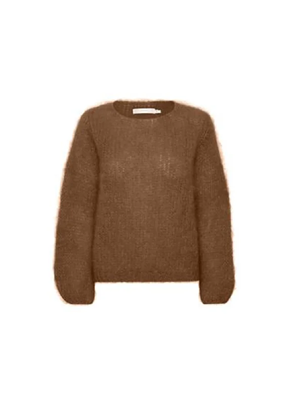 Jetra Knit Sweater Tailored Straight A-Line