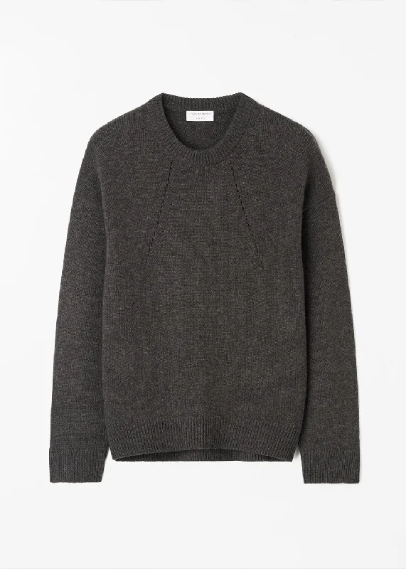 Likha Yak Wool Blend Sweater Open Front Closed Front Wrap Front