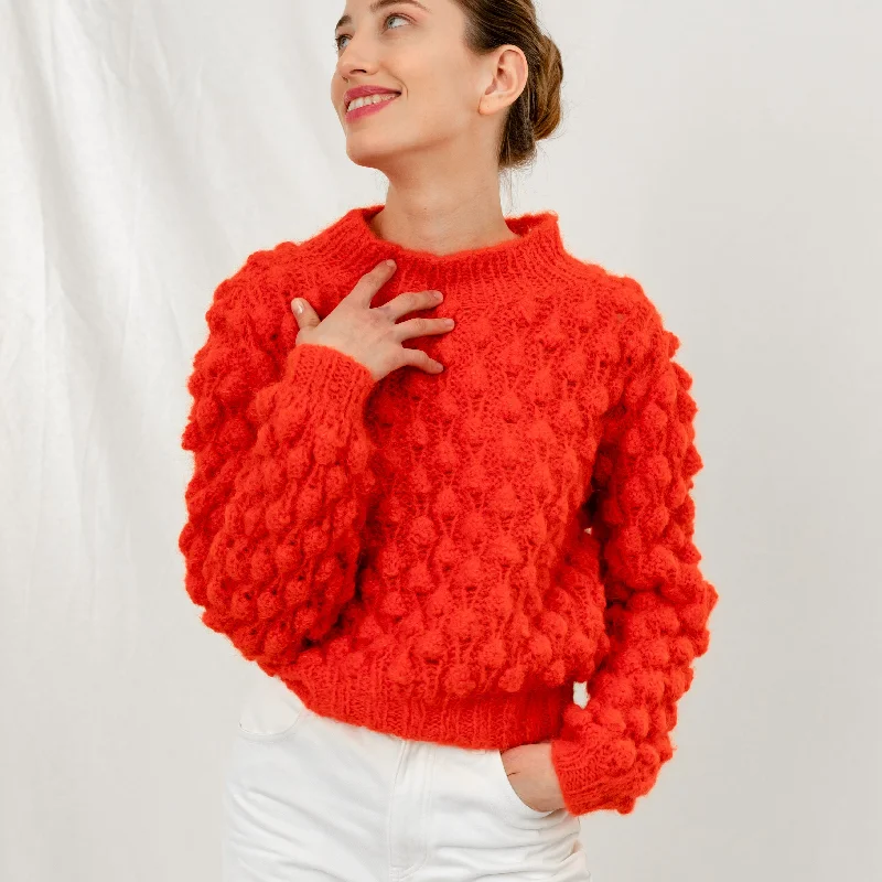 Michele & Hoven Cami Loop Sweater Boxy Sweater Fitted Sweater A-Line
