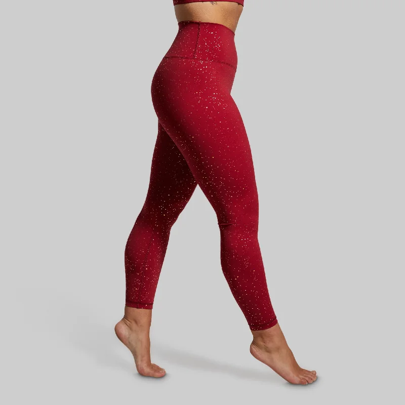 Synergy Legging (Ruby Gold) Comfortable Compression Leggings