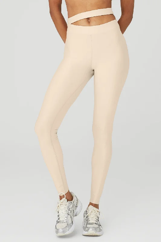 Airlift High-Waist All Access Legging - Macadamia Fashionable High-Rise Leggings