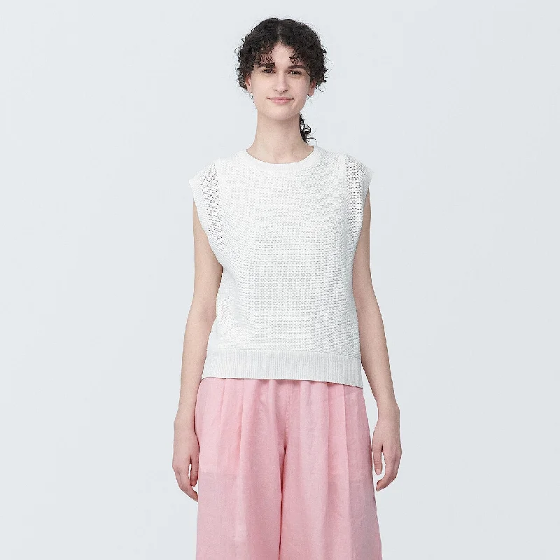 High Twisted Mesh French Sleeve Sweater Cotton Fabric Linen Fabric Terry Fabric