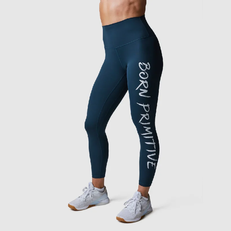 Your Go To Legging 2.0 (Brand Strength-Deep Teal) Chic Workout Leggings