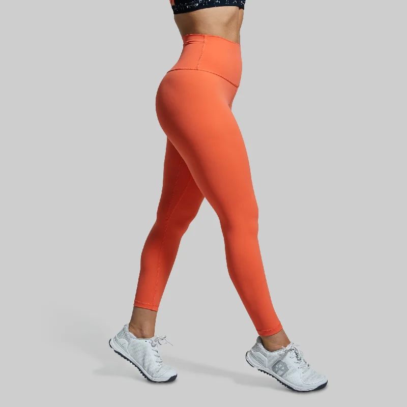 Your Go To Legging 2.0 (Orange) Comfortable Plus Size Leggings