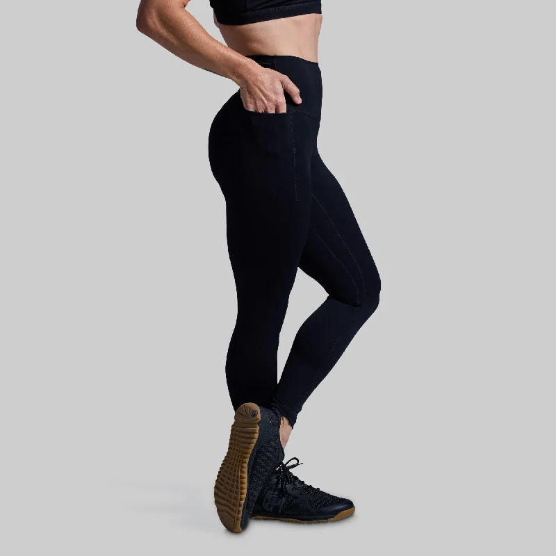 Your Go To Legging 2.0 w/ Pockets (Black) Comfortable Slip-On Leggings