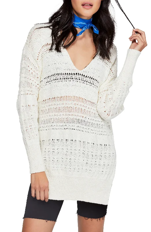 Free People Hot Tropics Open Knit Sweater Layered Multi-layer Single Layer