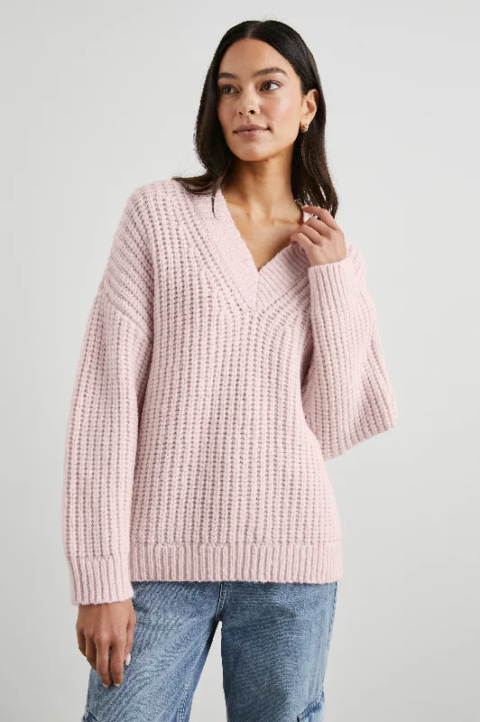 JODIE SWEATER - ROSEWATER Collared Crew Neck Turtle Neck