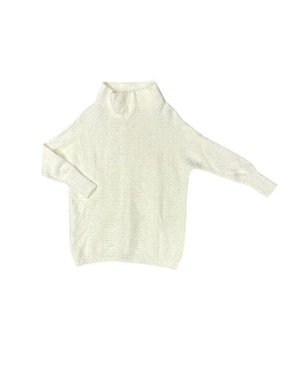 Sweater By Free People In Cream, Size: S Cashmere Blend Cotton Blend Poly Blend