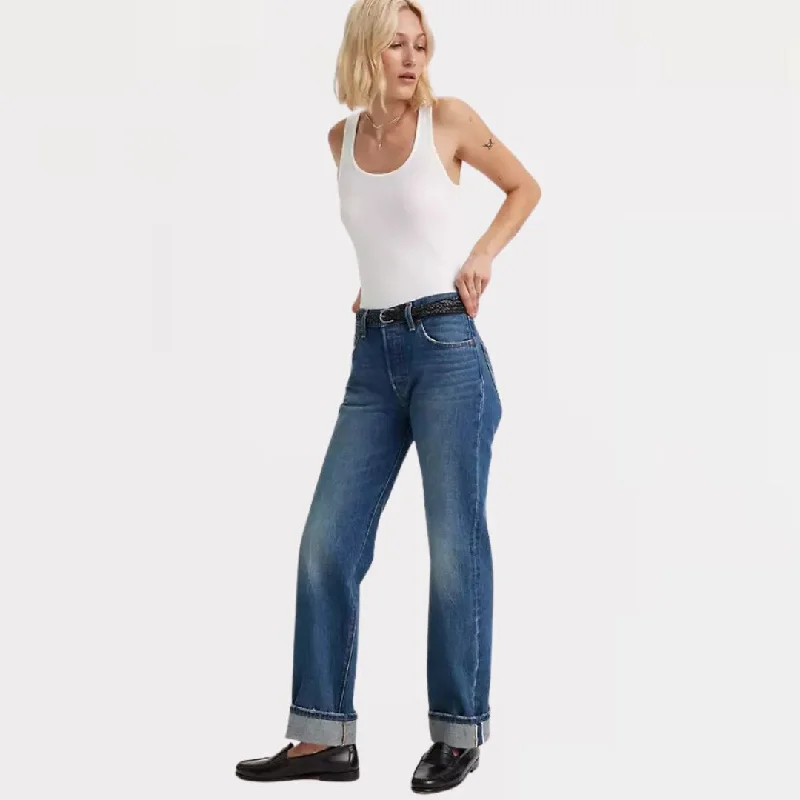 501 '90s Selvedge Jeans (New Life) Fashionable Straight Cut Jeans