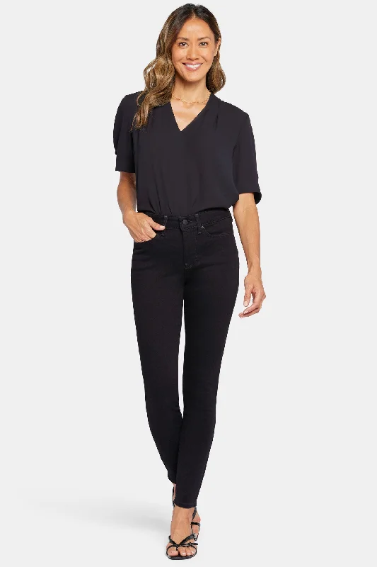 Ami Skinny Jeans - Black Comfortable Ankle Jeans