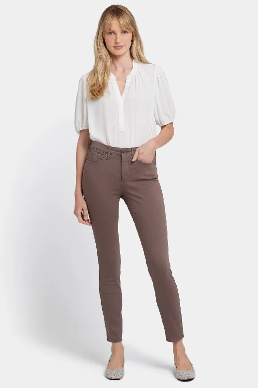 Ami Skinny Jeans - Dark Wood Elegant Dark-Wash Bootcut Jeans