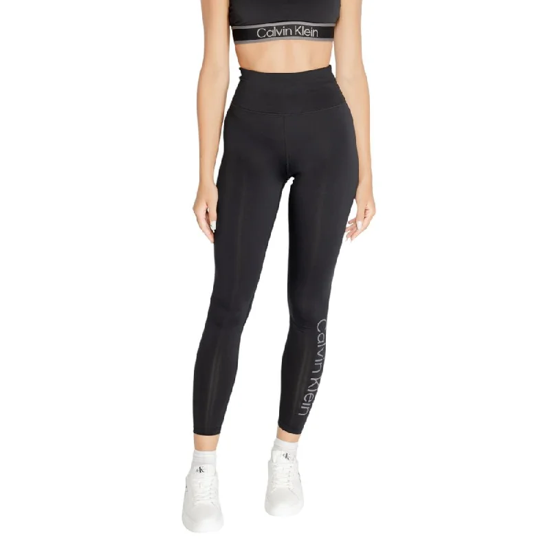 Black Polyester Jeans & Pant Stylish Paperbag Waist Denim