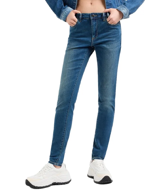 Jeans donna Armani Exchange denim medio Casual Distressed Skinny Jeans